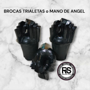 Brocas trialetas o mano de angel